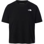 The North Face Kadın Siyah Foundation Crop Tişört Outdoor Kullanım İçin Rahat ve Şık