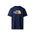 The North Face Lacivert Erkek Bisiklet Yaka Standart Fit Baskılı T-Shirt NF0A894X8K21_M BINER GRAPHIC 1 TEE