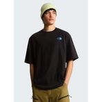 THE NORTH FACE Liquid Box NSE Oversiz T-Shirt, M, 5003365139, Siyah, Erkek