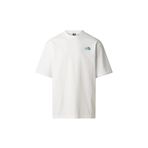 THE NORTH FACE Liquid Box Oversize T-Shirt, M, 5003365161, Beyaz, Erkek