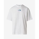 THE NORTH FACE Liquid Logo Oversize T-Shirt, L, 5003365118, Beyaz, Erkek