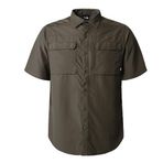 The North Face L/S Sequoıa Erkek Gömlek - NF0A4T19 Koyu Yeşil M
