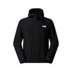The North Face M 24/7 Woven Fz Hood Erkek Outdoor Ceket Siyah Su Geçirmez Kumaş ile M Beden