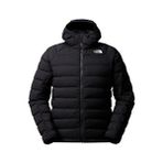 The North Face M Abseil Stretch Down Hoodie Erkek Outdoor Montu (600 Dolgu Kaz Tüyü) NF0A8E36JK31 Siyah - 2XL
