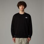 The North Face M Essentıal Relaxed Crew Erkek Siyah Sweatshirt NF0A89ETJK31