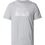 The North Face M Foundation Abstract Graphic Tee Erkek T-Shirt - Açık Gri