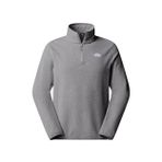 The North Face M Glacier Fleece 1/4 Zip Jacket Kadın Outdoor Parka NF0A8D0QCQI1 Gri