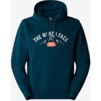 The North Face M Hoodie Varsity Graphic Erkek Sweatshirt NF0A89DJ-1NO - L - Petrol