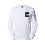 The North Face M L/s Fıne Tee Erkek Outdoor Tişörtü NF0A8A6PFN41 Beyaz - XL