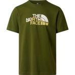 The North Face M Mountaın Lıne Regular Short Sleeve Tee Erkek Tişört NF0A8GUXBRI1 - Yeşil