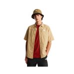 The North Face M Sequoia Short Sleeve Shirt Erkek Outdoor Kısa Kollu Gömlek NF0A8FU6LK51 Bej