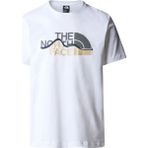 The North Face M S/S Mountain Line Tee Erkek T-Shirt - 2XL - Beyaz