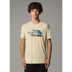 The North Face M Ss Mountain Line Tee Erkek T-Shirt - Açık Kahverengi