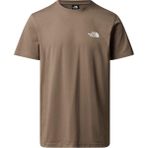The North Face M Ss Sımple Dome Tee Erkek Tişört NF0A87NGBOW1 - Kahverengi