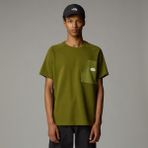 The North Face M Terry Relaxed Tee Erkek T-Shirt - Yeşil