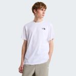 The North Face M Vertical Regular Short Sleeve Tee-Grap Erkek T-Shirt - XL - Beyaz