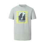 The North Face M Warped Grafik Erkek Tişört - Gri/Yeşil