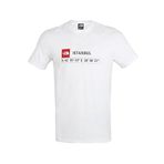 The North Face M/Gps Tee Istanbul Günlük Tişört, S, NF0A8B4KFN41, Beyaz, Erkek