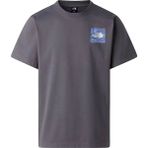 The North Face Mountain Escape Relaxed Erkek Gri Outdoor T-Shirt NF0A8GB1RHI1