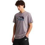 The North Face Mountain Line Regular Erkek Gri Outdoor T-Shirt NF0A8GUXG7O1 - XL