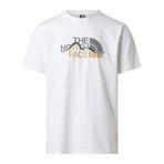 THE NORTH FACE Mountain Line Regular Kısa Kollu T-Shirt, L, NF0A8GUXFN41, TNF White, Erkek