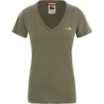 The North Face NF00A3H67D61 W Simple Dome Tee Haki Günlük Kadın T-Shirt