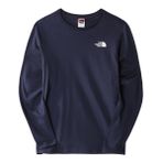 The North Face NF0A2TX18K21 Lacivert M L/S Easy Tee Erkek Günlük Tişört