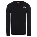 The North Face NF0A2TX1KZ21 L/S Easy Tee EU Siyah Uzun Kollu Erkek T-shirt
