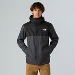 THE NORTH FACE NF0A3YFM4JK M QUEST Zip-IN CEKET - EU Ceket Erkek Asfalt Gri-TNF Siyah- Beden S