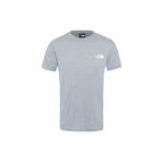 The North Face NF0A4CDWX8A1 M Reaxion Red Box Tee Eu Gri Erkek T-Shirt