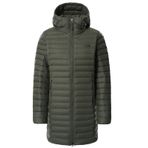 The North Face NF0A4P6JNYC1 W Stretch Down Koyu Yeşil Outdoor Parka Kadın Mont