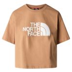 The North Face NF0A4T1RKOL1 W Ss Cropped Easy Tee Kahverengi Kadın T-shirt