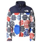 The North Face NF0A5IXK3H11 W Printed 1996 Retro Nuptse Jacket Çok Renkli Kadın Outdoor Mont