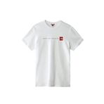 The North Face NF0A7X1MFN41AKS-34 M S/S Never Stop Exploring Tee Beyaz Erkek T-Shirt