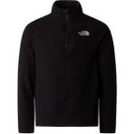 The North Face NF0A82D1JK31 Teen Glacier Fleece Youth Yarım Fermuar Siyah Erkek Polar