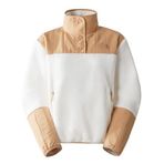 The North Face NF0A84IBLDI1 W Cragmont Fleece 1/4 Snap Beyaz Kadın Sweatshirt