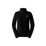 The North Face NF0A855M4H01 Siyah W 100 Glacier 1/4 Zip Polar Kadın Sweatshirt