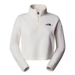 The North Face NF0A855N4HP1 Beyaz 100 Glacier Cropped Kadın Outdoor Polar
