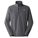 The North Face NF0A855W4HJ1 Gri M 100 Glacier 1/4 Zip Erkek Polar Sweatshirt