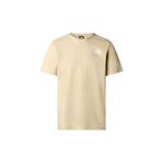 The North Face NF0A87NP3X41 M S-S Redbox Tee Bej Erkek T-shirt