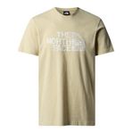 The North Face NF0A87NX3X41 M S/S Woodcut Dome TEE Krem Erkek T-Shirt