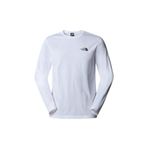 The North Face NF0A87QNFN41 M L-S Simple Dome Tee Beyaz Erkek T-shirt