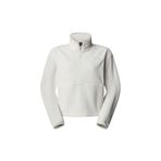 The North Face NF0A8D2CQLI1 Beyaz Glacier Fleece 1/2 Zip Short Kadın Outdoor Polar
