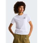 The North Face NF0A8FX7FN41-EVOLUTION SIMPLE DOME Beyaz Dar Kadın T-Shirt