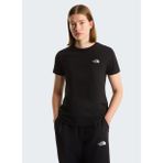 The North Face NF0A8FX7JK31- EVOLUTION SIMPLE DOME Siyah Dar Kadın T-Shirt