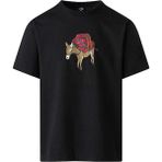 The North Face NF0A8G9FJK31-M Donkey Taxı Relaxed Siyah Yuvarlak Regular Fit Baskılı Erkek T-Shirt - 2XL