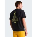 The North Face NF0A8G9GJK31-M Alıen Relaxed -Grap Siyah Yuvarlak Regular Fit Baskılı Erkek T-Shirt - 2XL