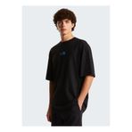 The North Face NF0A8G9UJK31-M LIQUID LOGO OVERSIZ Siyah Yuvarlak Regular Fit Düz Erkek T-Shirt