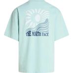 The North Face NF0A8GA0G701-M Sun Oversıze-Graphıc Mavi Regular Fit Baskılı Erkek T-Shirt - 2XL