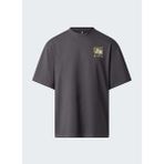The North Face NF0A8GA0RHI1-M Sun Oversıze-Graphıc Gri Yuvarlak Yaka Regular Fit Baskılı Erkek T-Shirt - 2XL